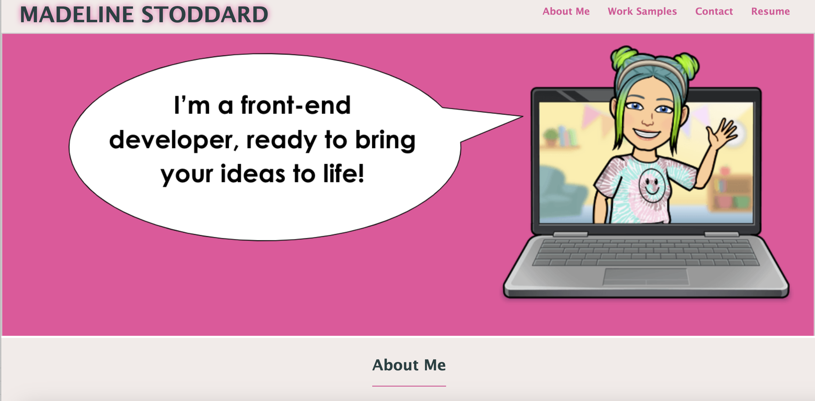 a screenshot of the coding website showcase